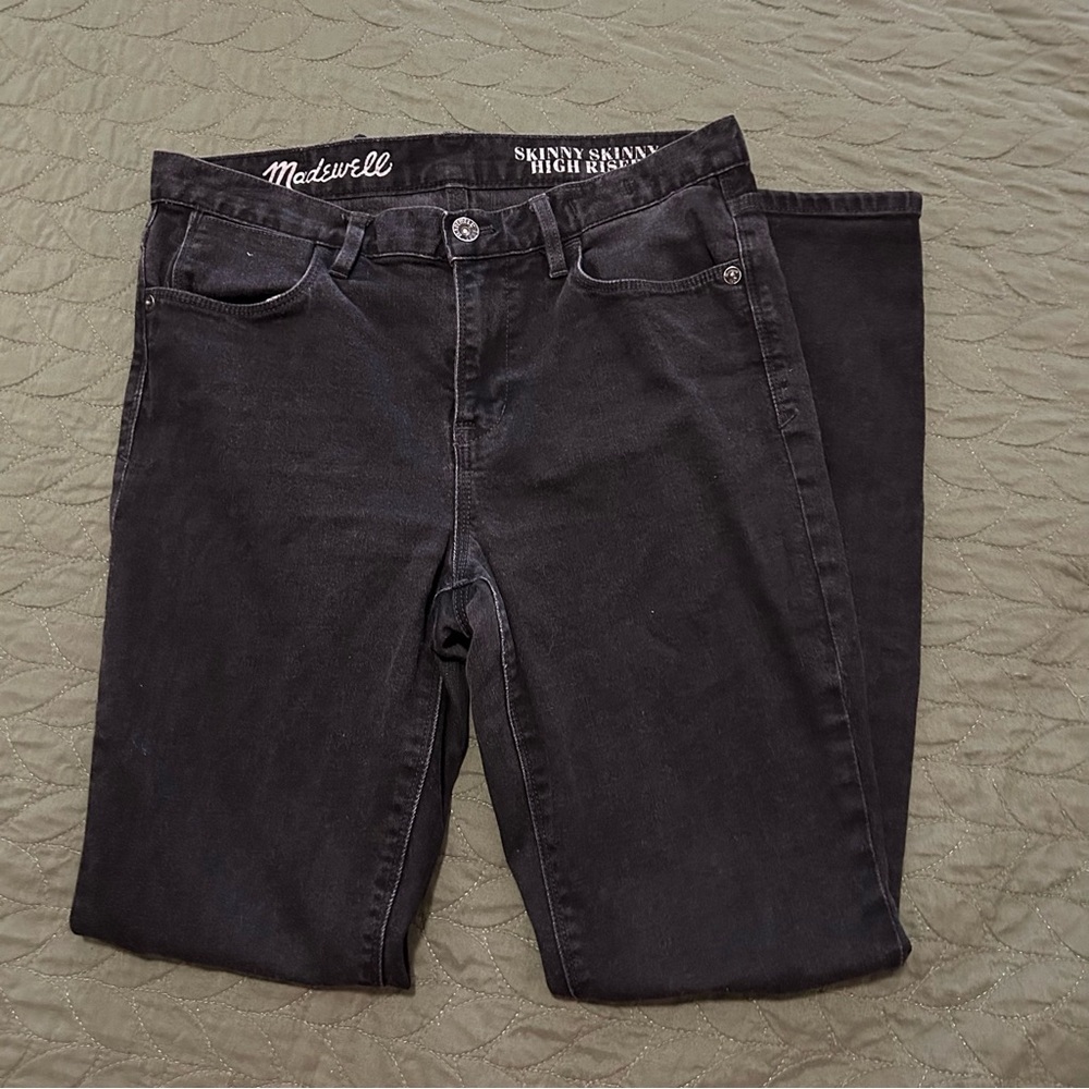 Madewell Black High Rise Jeans